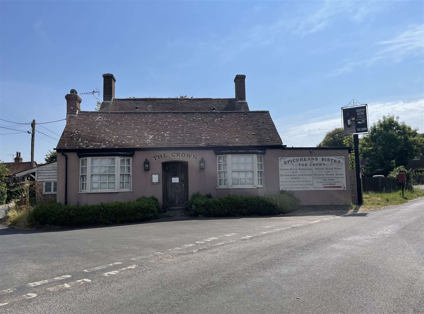 Planning permission granted for the Crown Inn pub in Stone in Oxney near Tenterden to become five-bedroom home